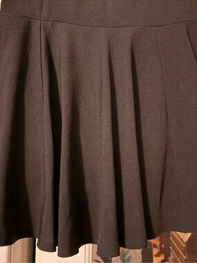 Black Flared Skirt - Women's Classic Skater Style